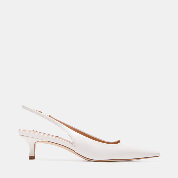 Kari Slingback White Patent