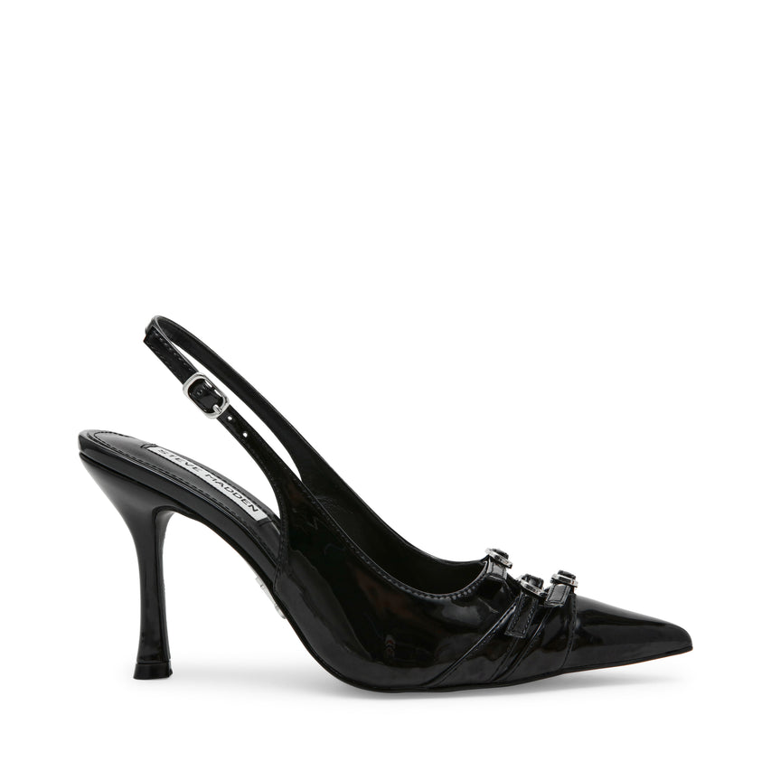 Lookout Slingback Black Patent