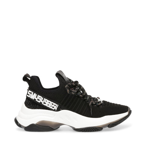 Steve Madden Maxilla-R Sneaker Black/Black Sneakers Brilhantes