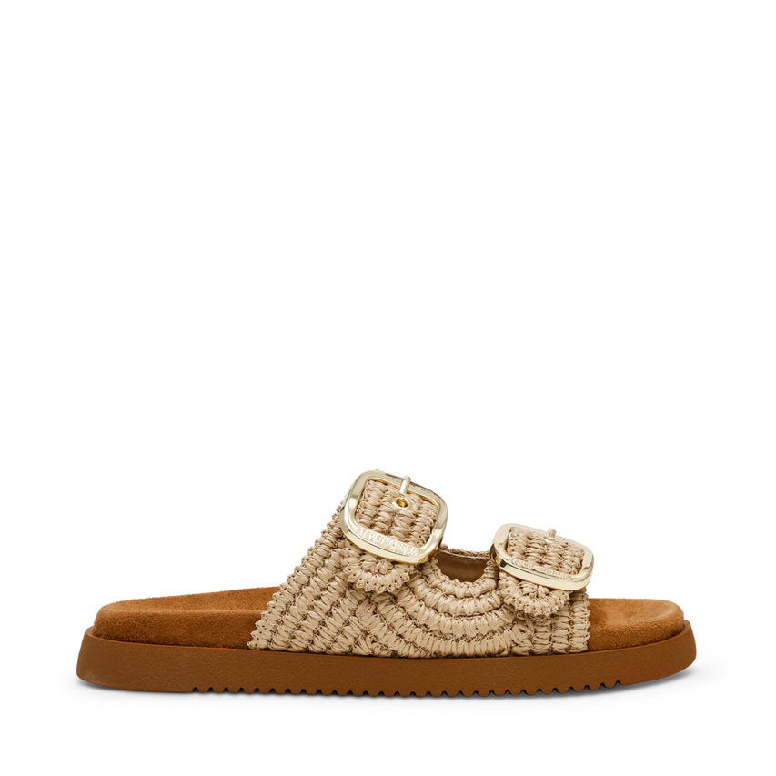 Miramar sandal Natural Raffia