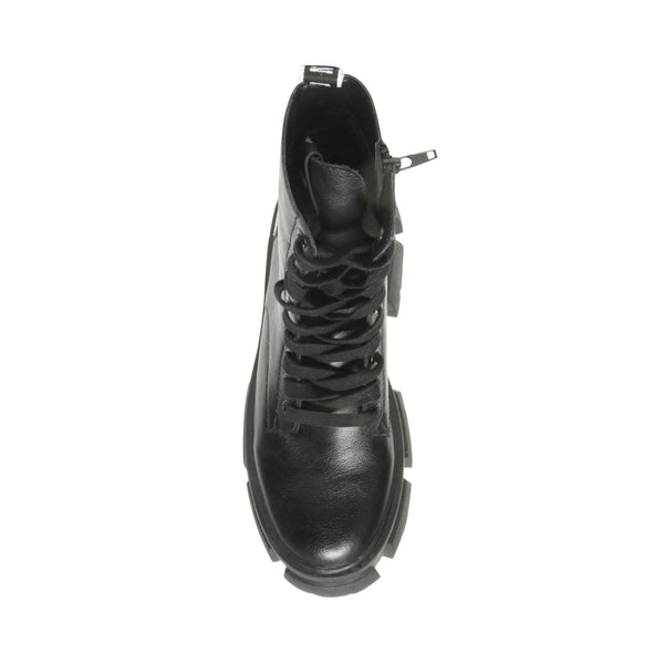 Tanker Bootie Black Leather