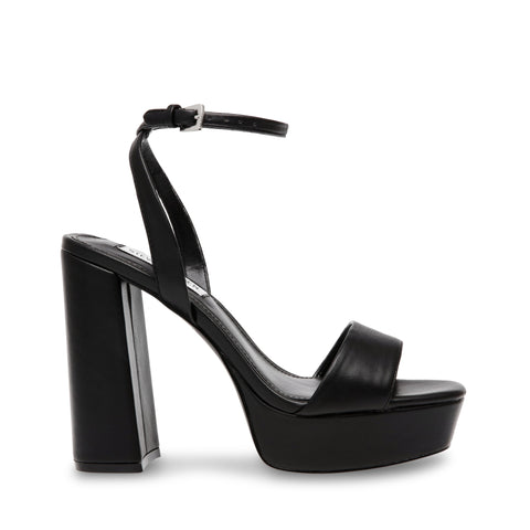 Steve Madden Lessa Sandal Black Sandálias de salto 50% - 20 de Nov. a 31 de Dez.