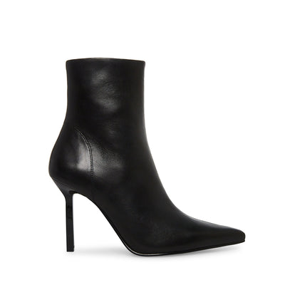 Steve Madden Iyanna Bootie Black Leather Promoções até 50%
