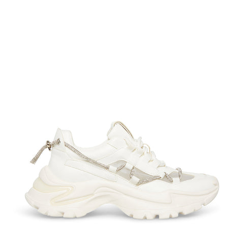 Steve Madden Miracles Sneaker White/Silver Sneakers 50% - 20 de Nov. a 31 de Dez.