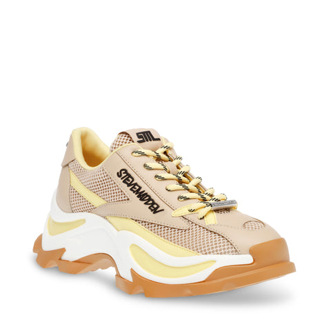 Steve Madden Zoomz Sneaker Light Yellow/Sand Sneakers Primavera Verão 2024
