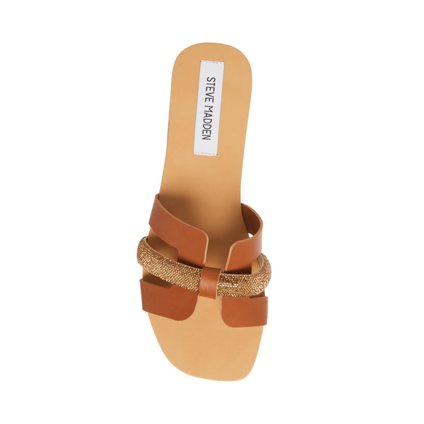 Edriah Sandal Cognac Multi