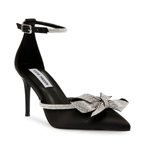 Lumiere Sandal Black Satin