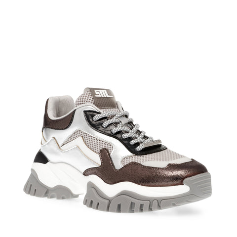 Steve Madden Tailgate Sneaker Pewter/Grey Chunky Sneakers