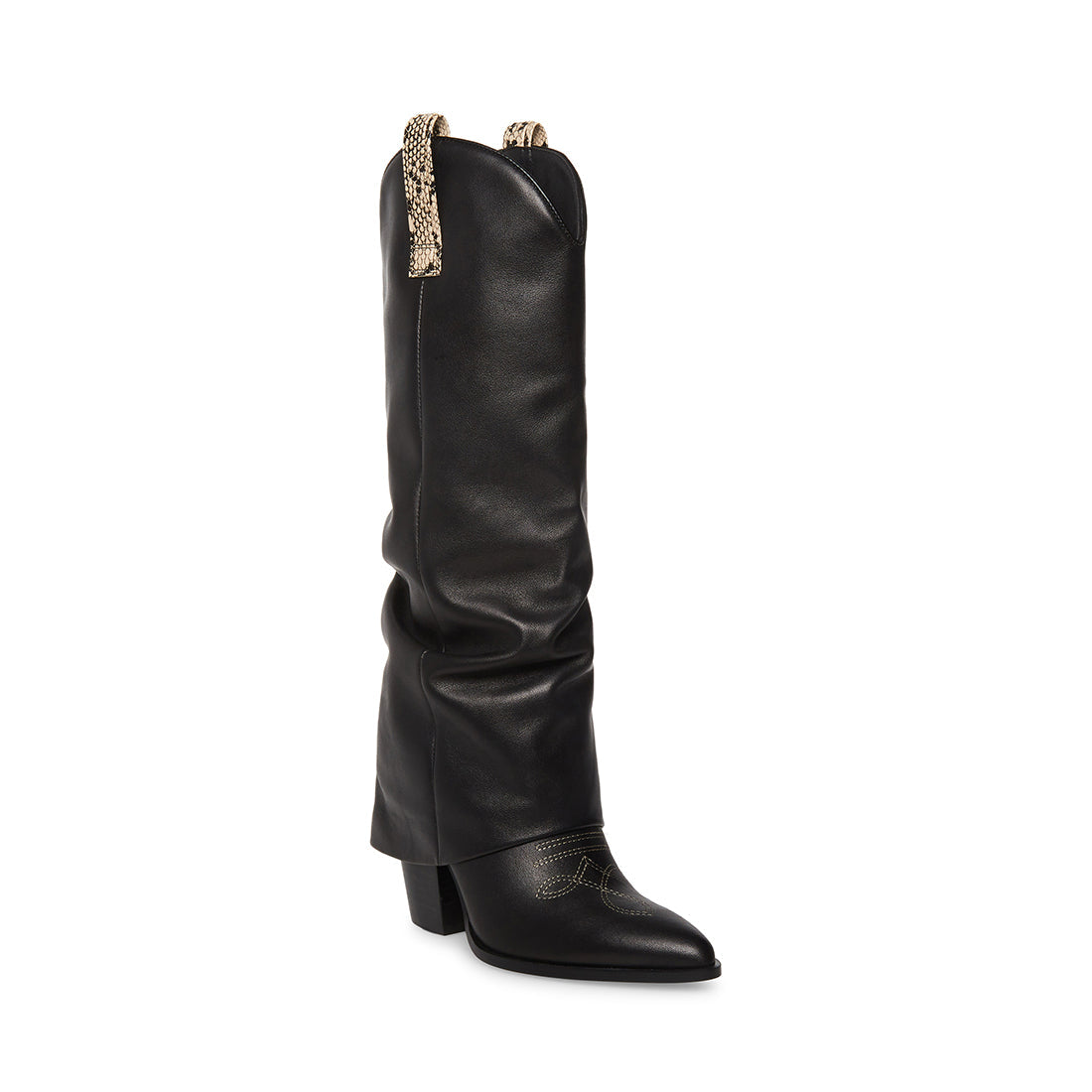 Lassy Boot Black/Tan Snake- Hover Image