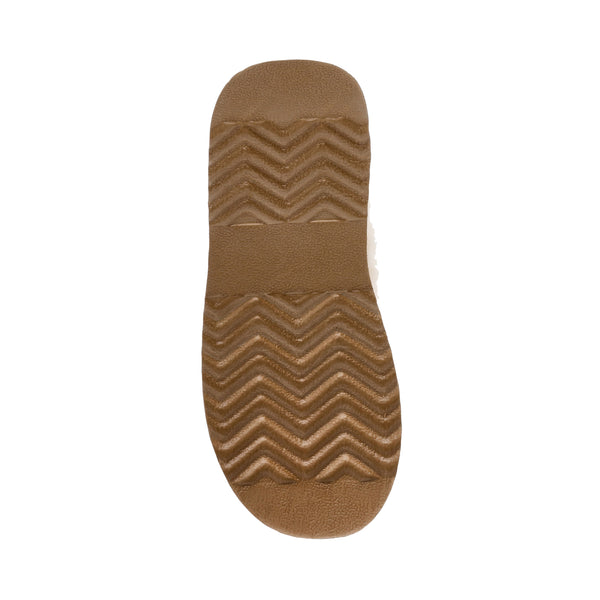 Chaplin Slide Chestnut Suede