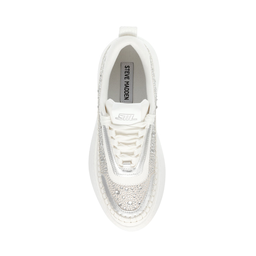 Doubletak-R Sneaker Silver Stones