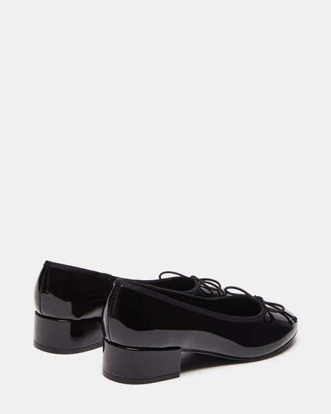 Cherish Ballerina Black Leather