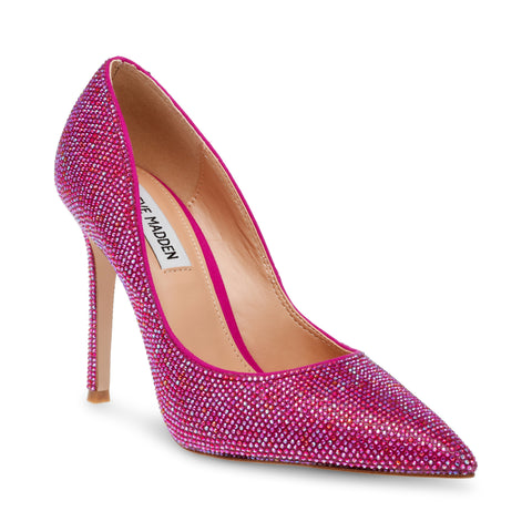 Steve Madden Evelyn-R Pump Pink Iridescent Sapatos de Salto Primavera Verão 2024