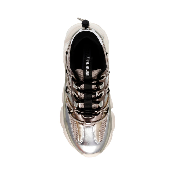 Spectator Sneaker Pewter/Gold