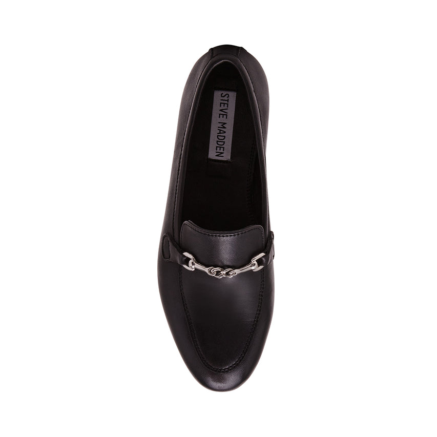 Catareena Loafer Black Leather