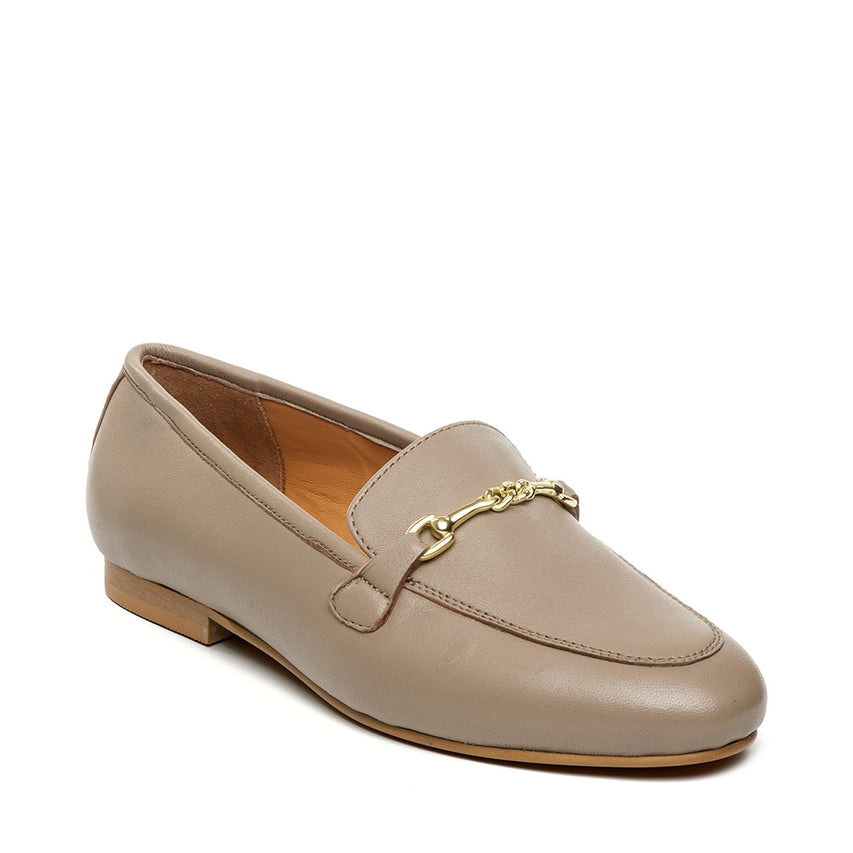Catareena Loafer Nude Leather