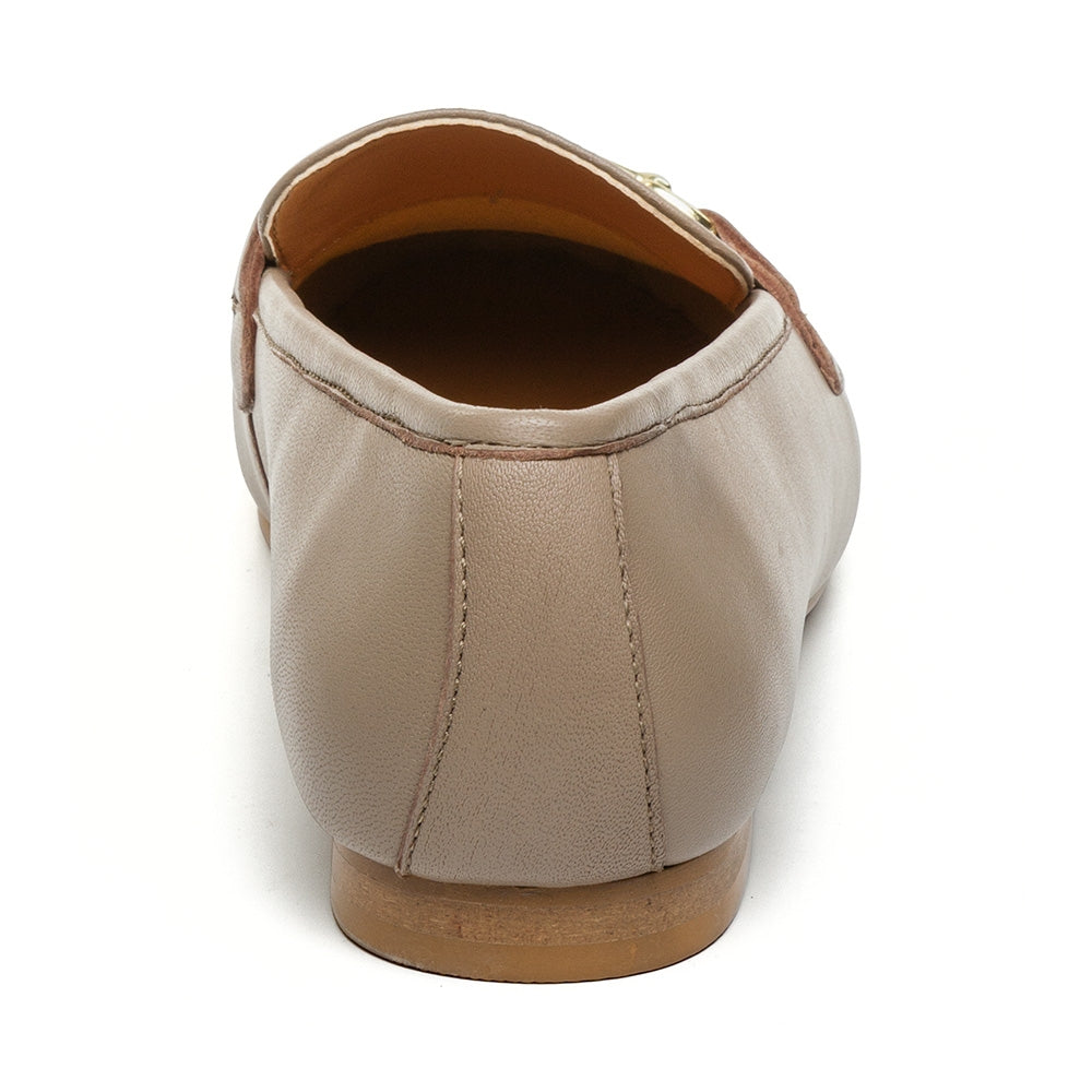Catareena Loafer Nude Leather