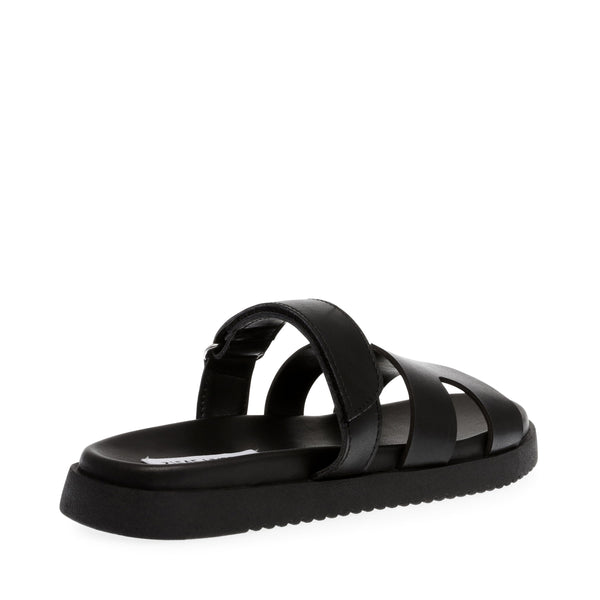 Missile-E Sandal Black Action Leather