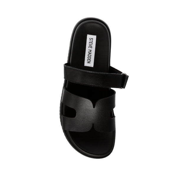 Missile-E Sandal Black Action Leather