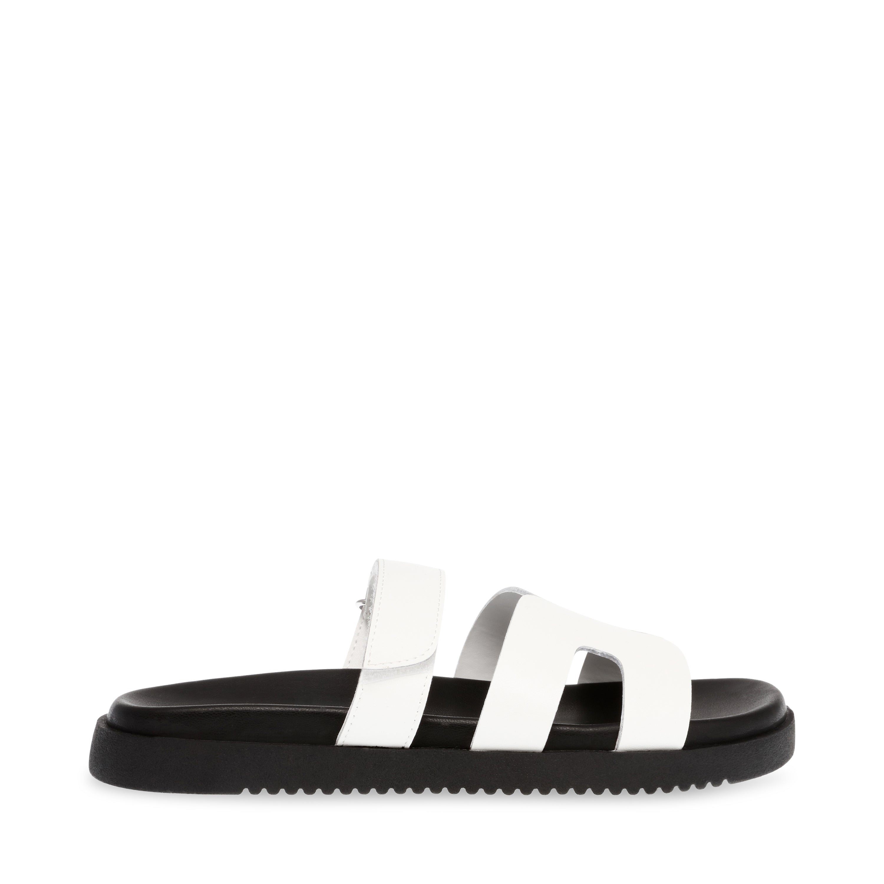 Missile Sandal White Action Leather