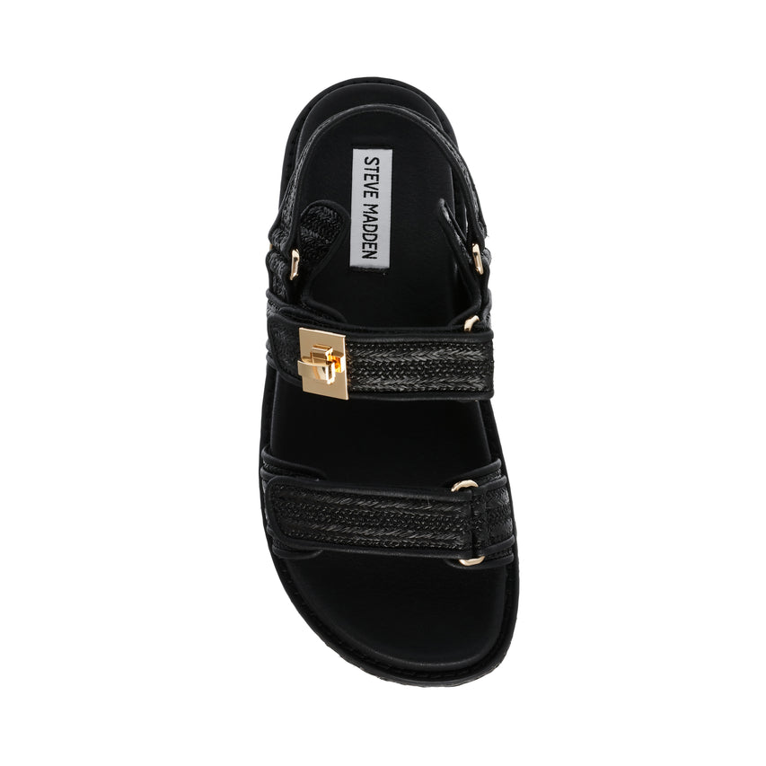 Bigmona Black Raffia