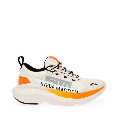 Steve Madden Elevate 2 Sneaker Orange/Bone New In Sneakers