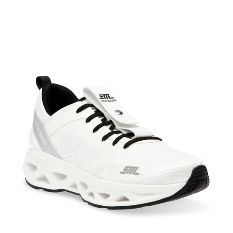 Steve Madden Surge 1 Sneaker White/Silver Sneakers até 50% - 1 de Out. a 31 de Dez.