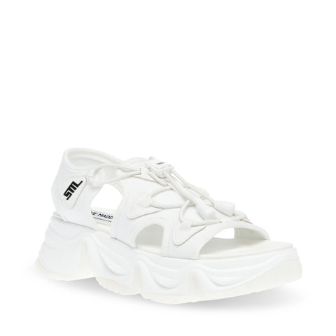 Steve Madden Chivalry Sandal White/White Sandálias Rasas Primavera Verão 2024