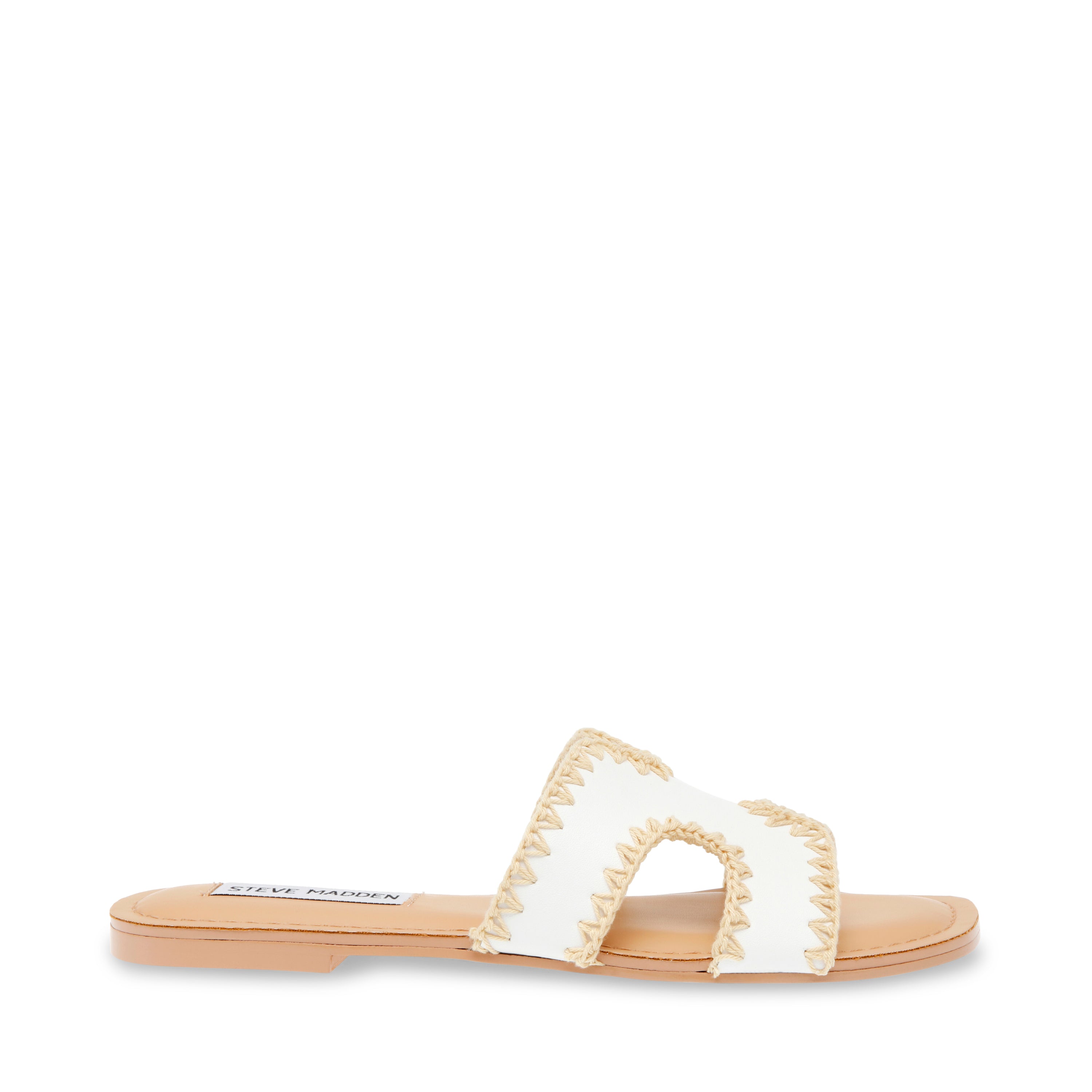 Zigzag White Action Leather