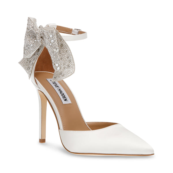 Deville Sandal Ivory Satin