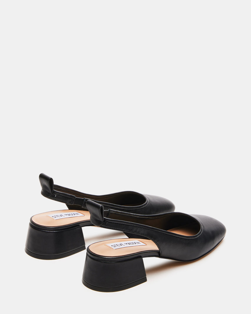 Smitten Sandals Black Leather