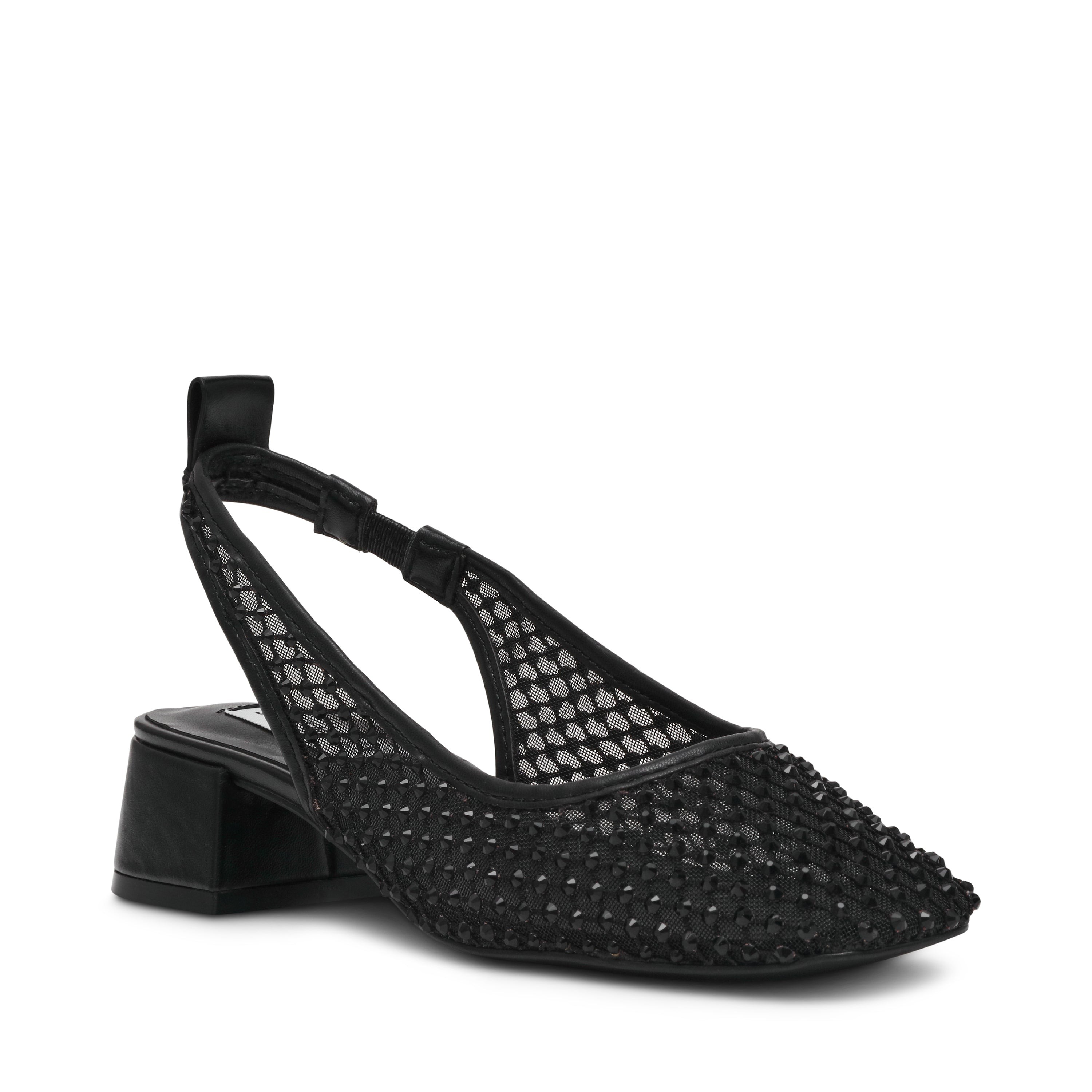 Smitten Sandals Black Mesh