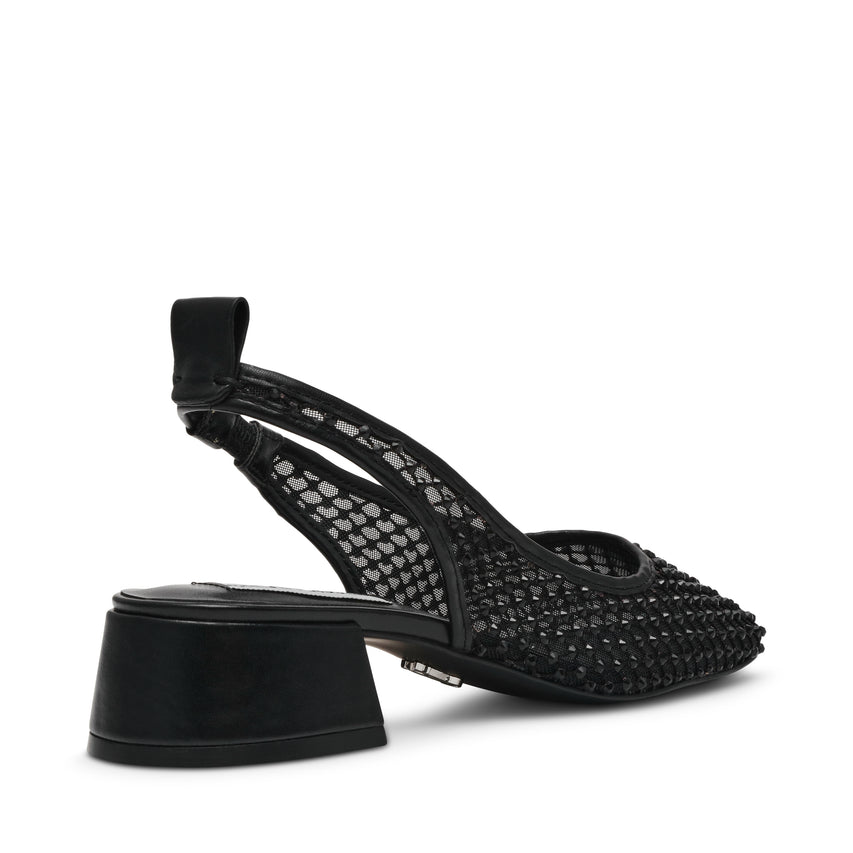 Smitten Sandals Black Mesh