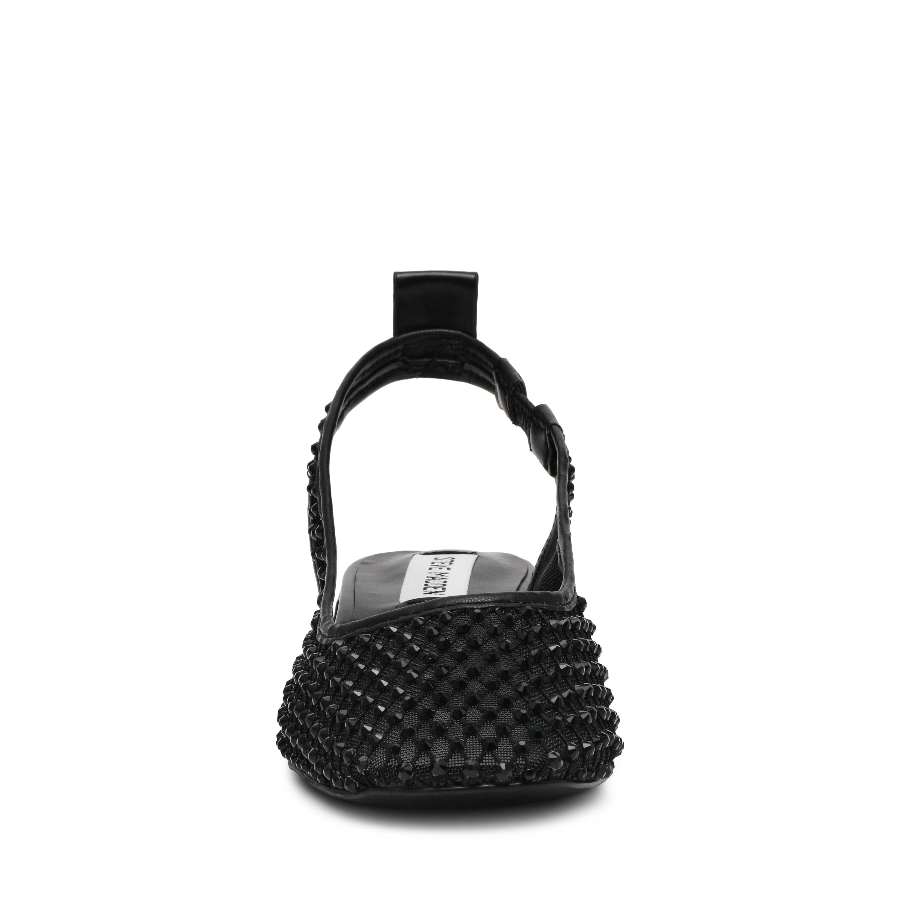 Smitten Sandals Black Mesh