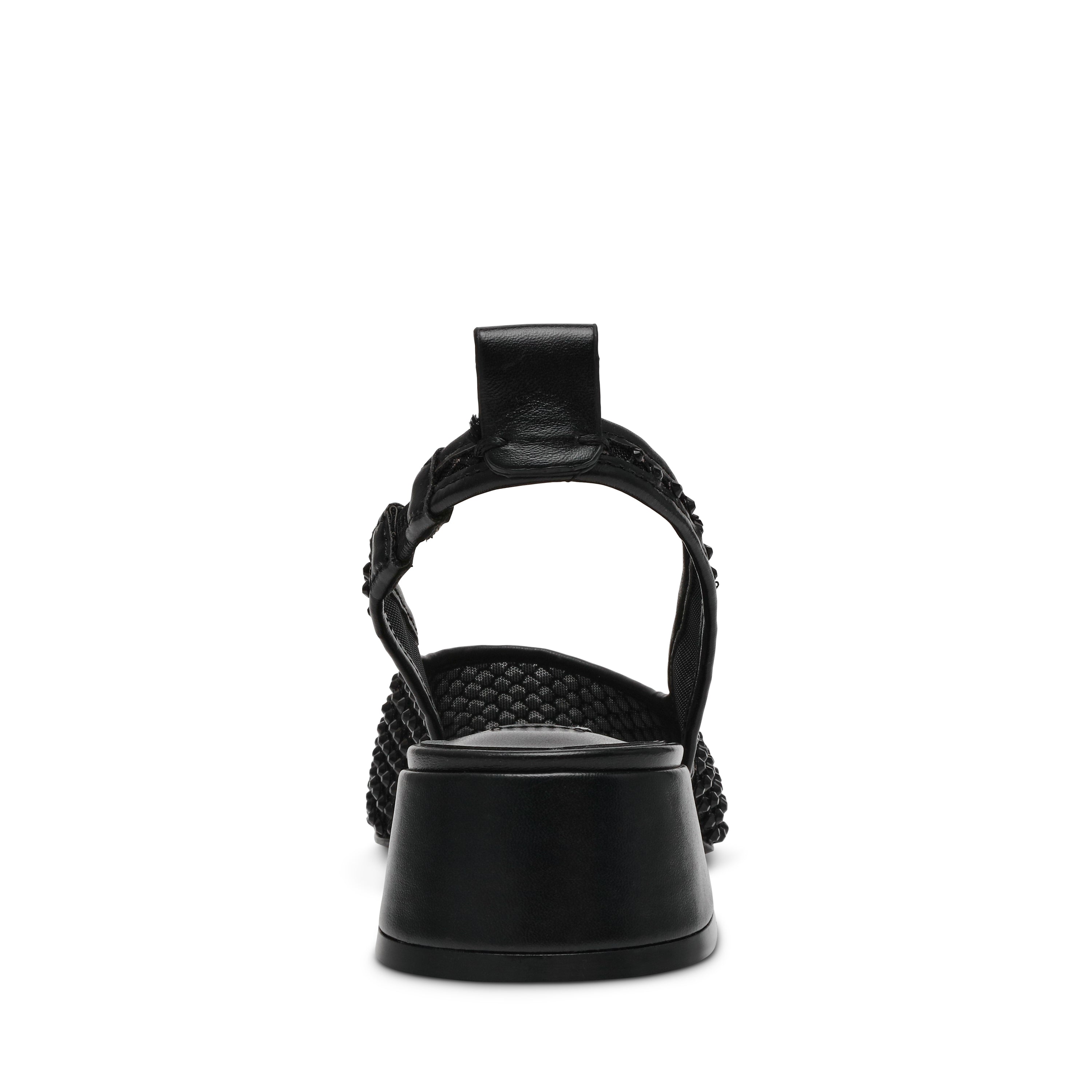 Smitten Sandals Black Mesh