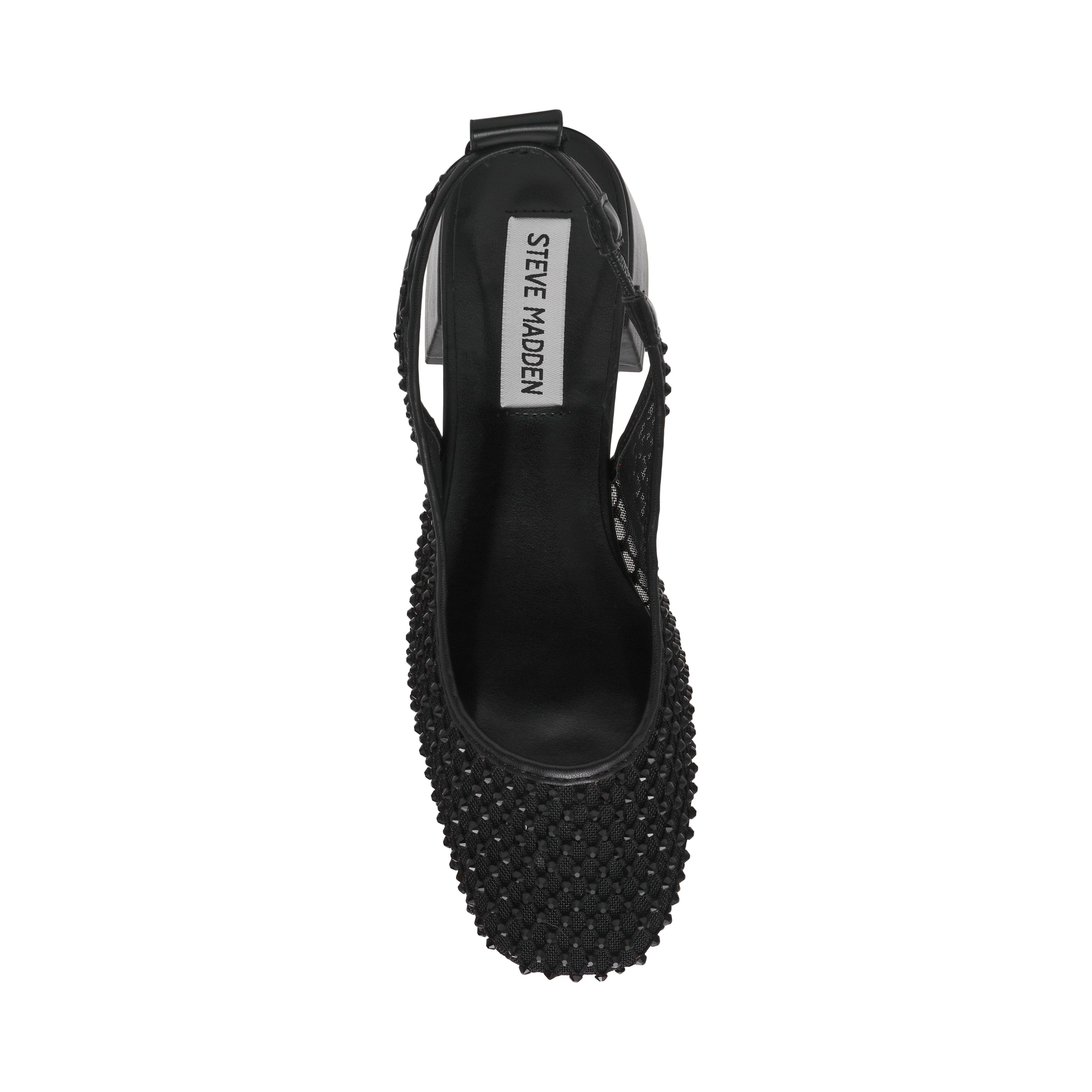 Smitten Sandals Black Mesh