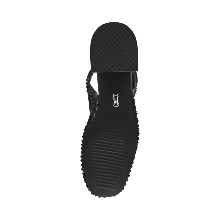 Smitten Sandals Black Mesh