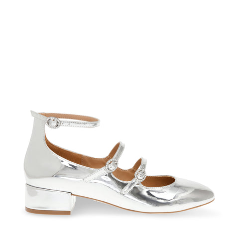 Steve Madden Colleague Sandal Silver Brilhos