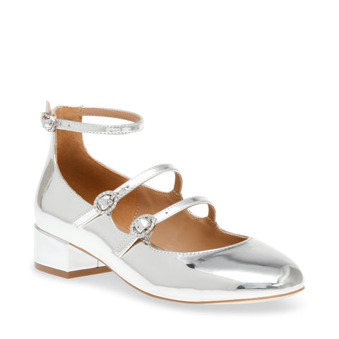 Steve Madden Colleague Sandal Silver Brilhos