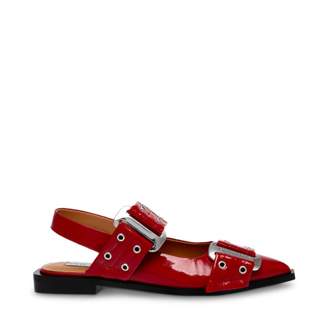 Steve Madden Grand Ave Sandals Red Patent Bailarinas Outono/Inverno 2024