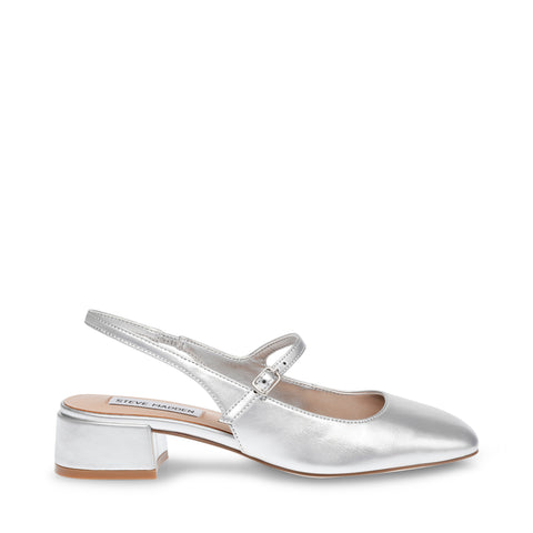 Steve Madden Marjorie Slingbacks Silver Brilhos