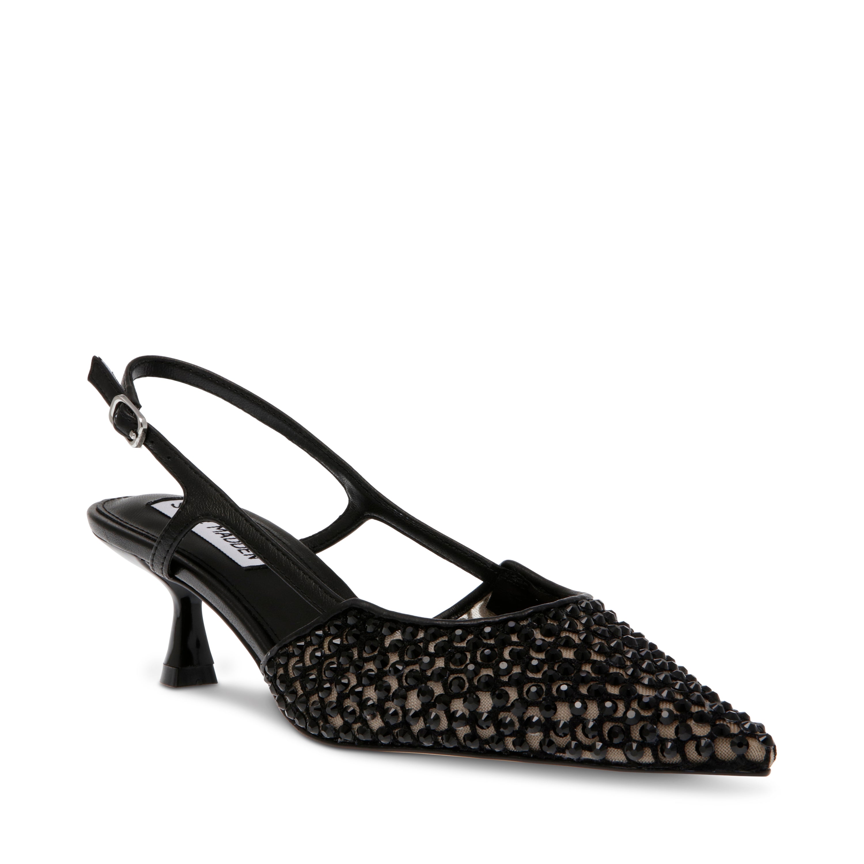 Legaci-MR Slingback Black Rhinestone