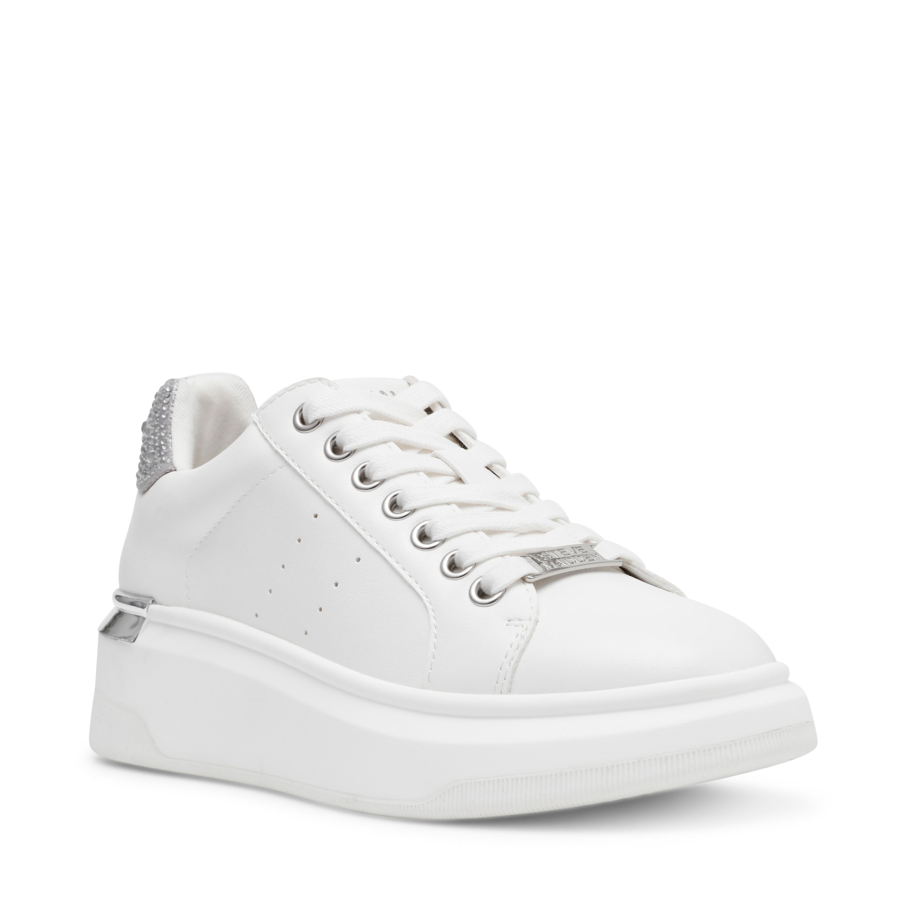 Glacial-R Sneaker White/Rhinestone