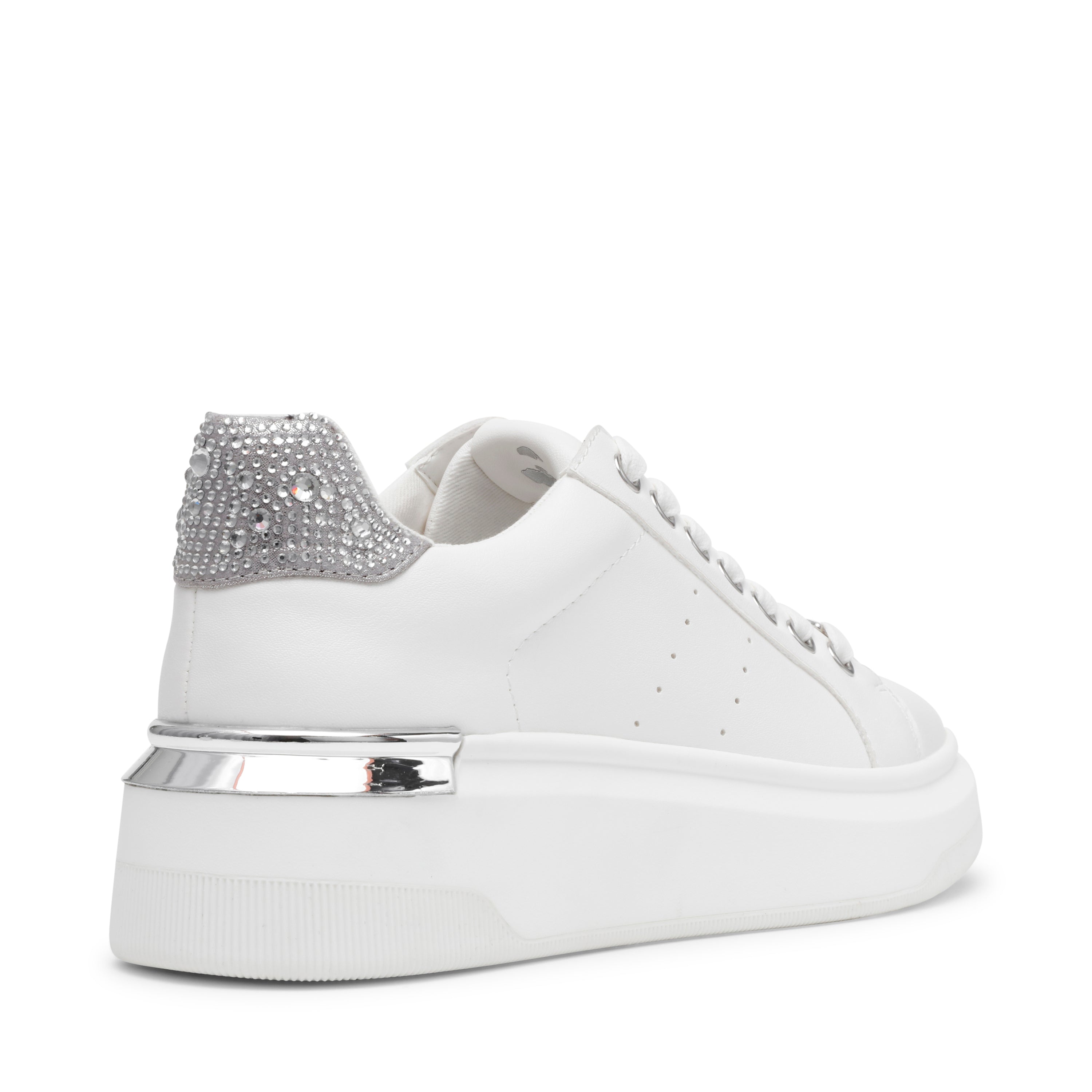 Glacial-R Sneaker White/Rhinestone