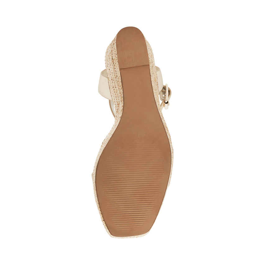 Cassie Sandals Gold Leather