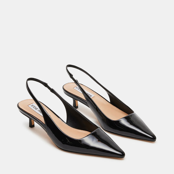 Kari Slingback Black Patent