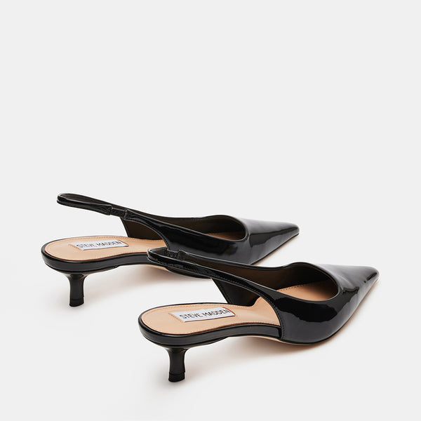 Kari Slingback Black Patent