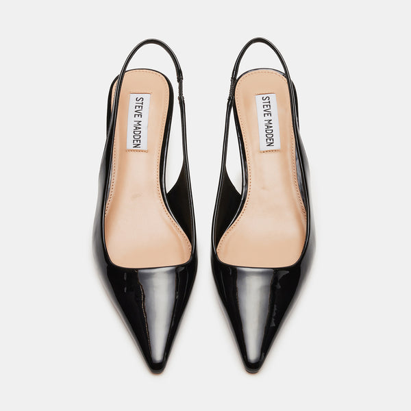 Kari Slingback Black Patent