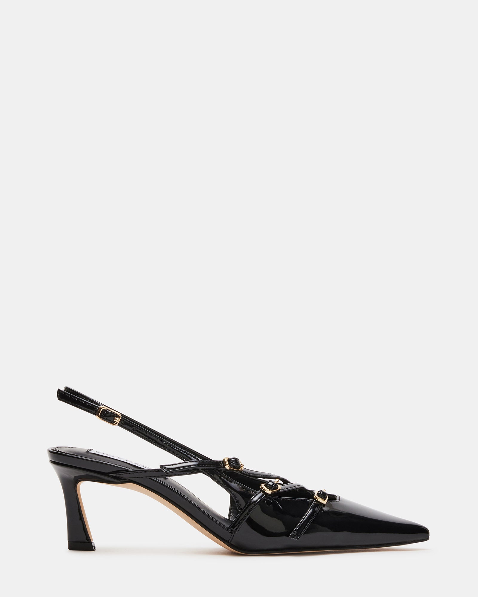 Liana Slingbacks Black Patent