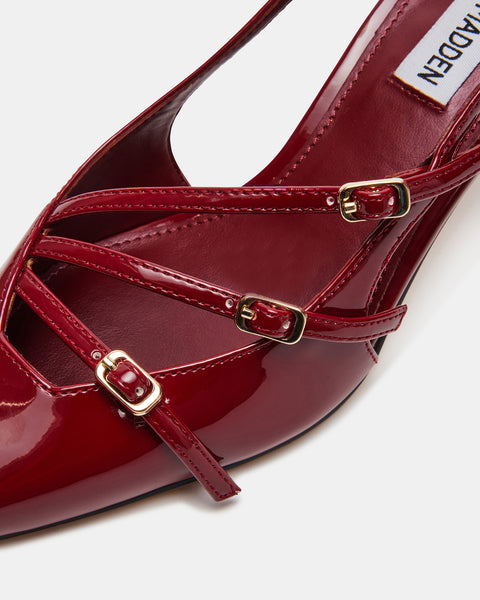 Liana Slingbacks Wine Patent